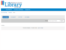 Tablet Screenshot of libguides.greenvillelibrary.org